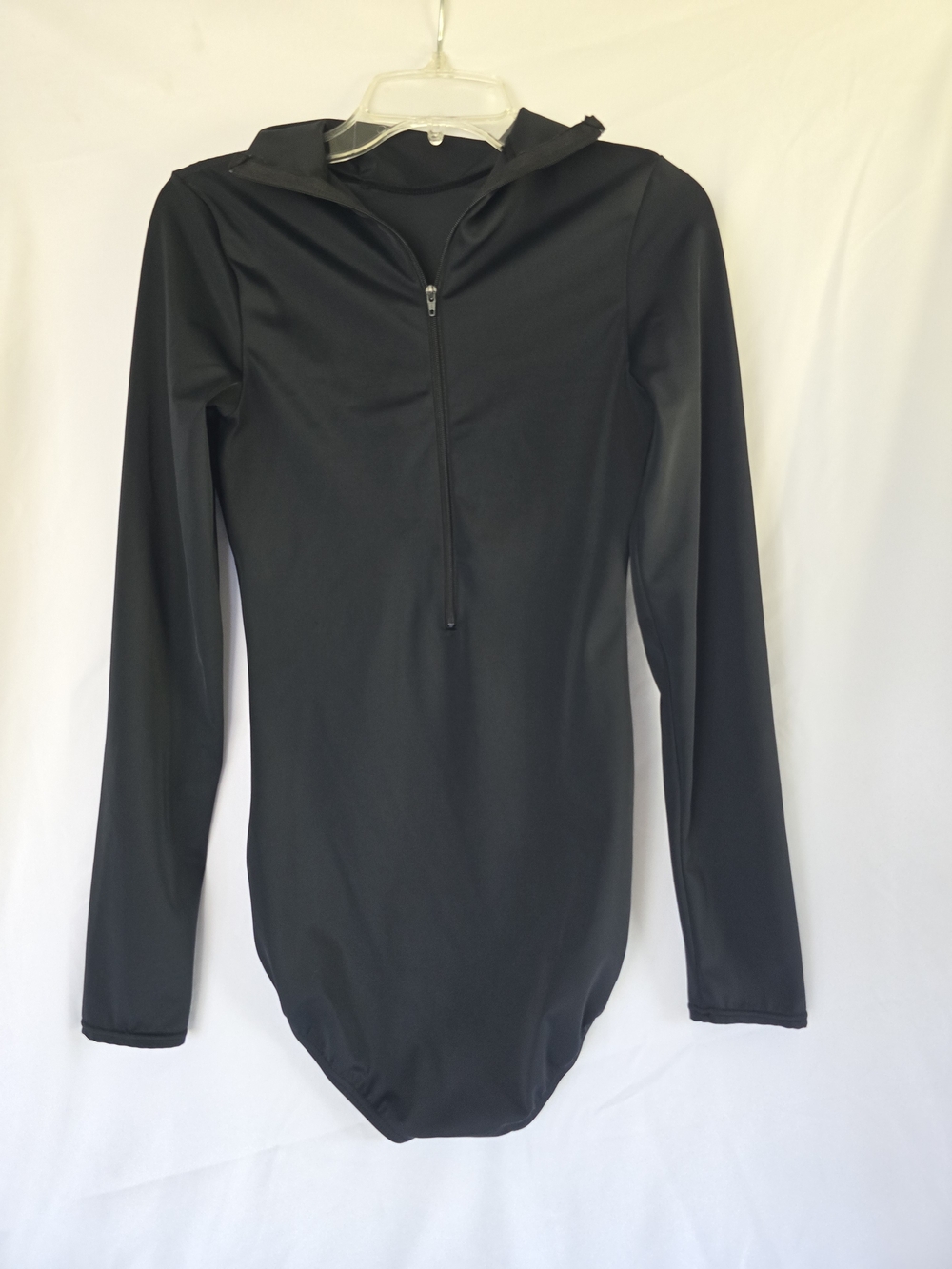 balera Black Long-Sleeve Turtleneck One-Piece Bodysuit - Picture 2 of 3